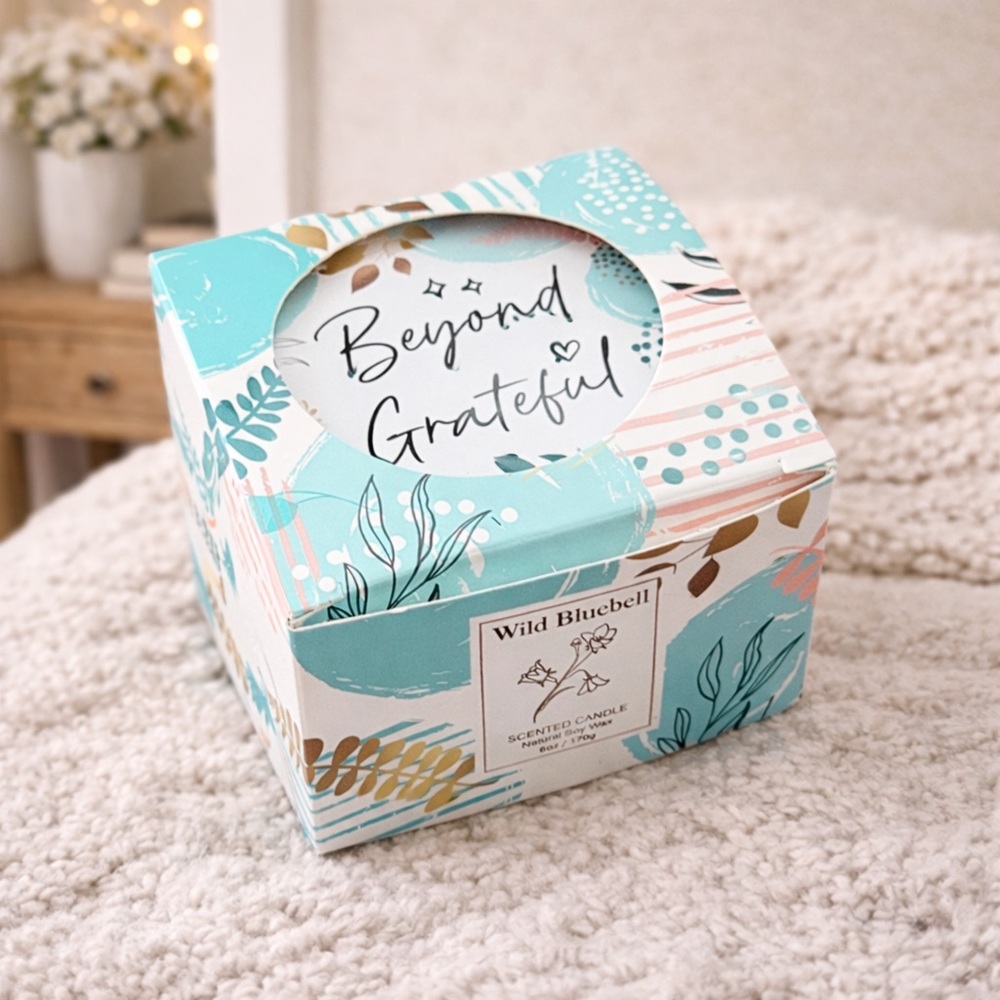 Wild Bluebell Scented Soy Wax Candle